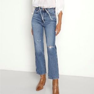 Free People Wrangler Wild West 603 High Rise Straight Jean - NWT